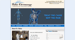 Desktop Screenshot of dallaschiromassage.com
